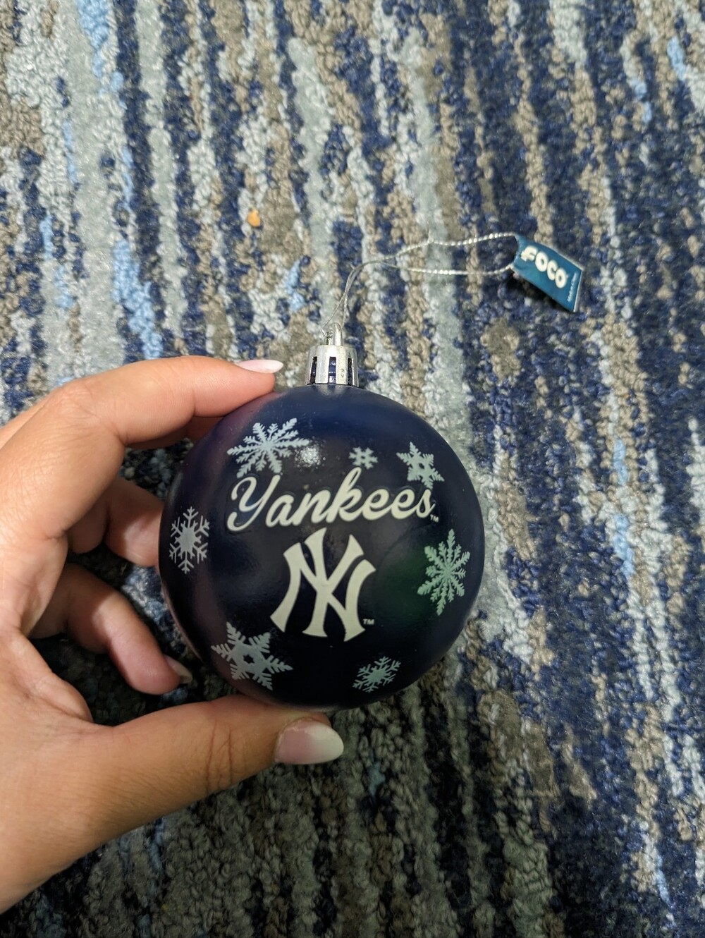 MLB Foco New York Yankees Ornament